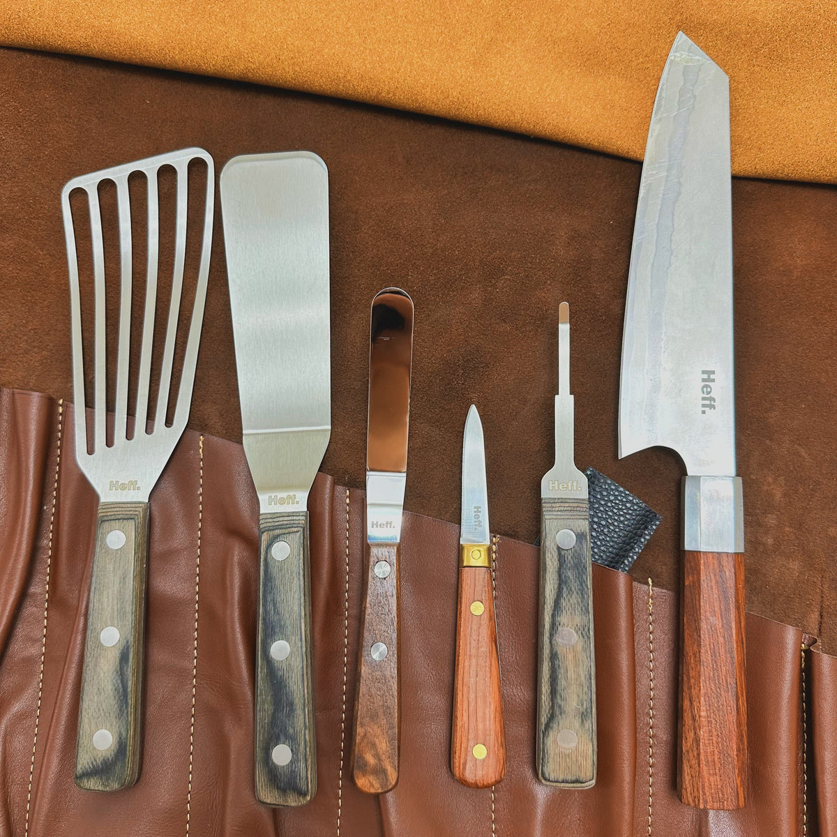 Professional Chef Knives UAE | Damascus, Resin Handle & More | Heff